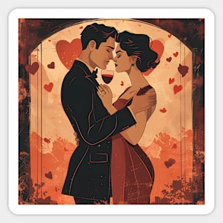 Discover True Romance: Art, Creativity and Connections for Valentine's Day and Lovers' Day Sticker